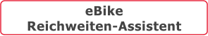 eBike Reichweiten-Assistent
